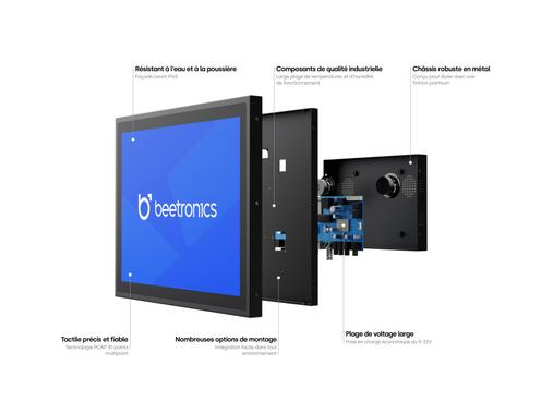 Écran tactile 17 pouces en métal (5:4)