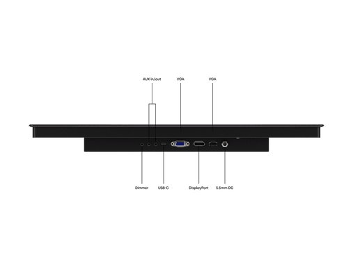 Écran Tactile 24 Pouces en Métal (Haute Luminosité)